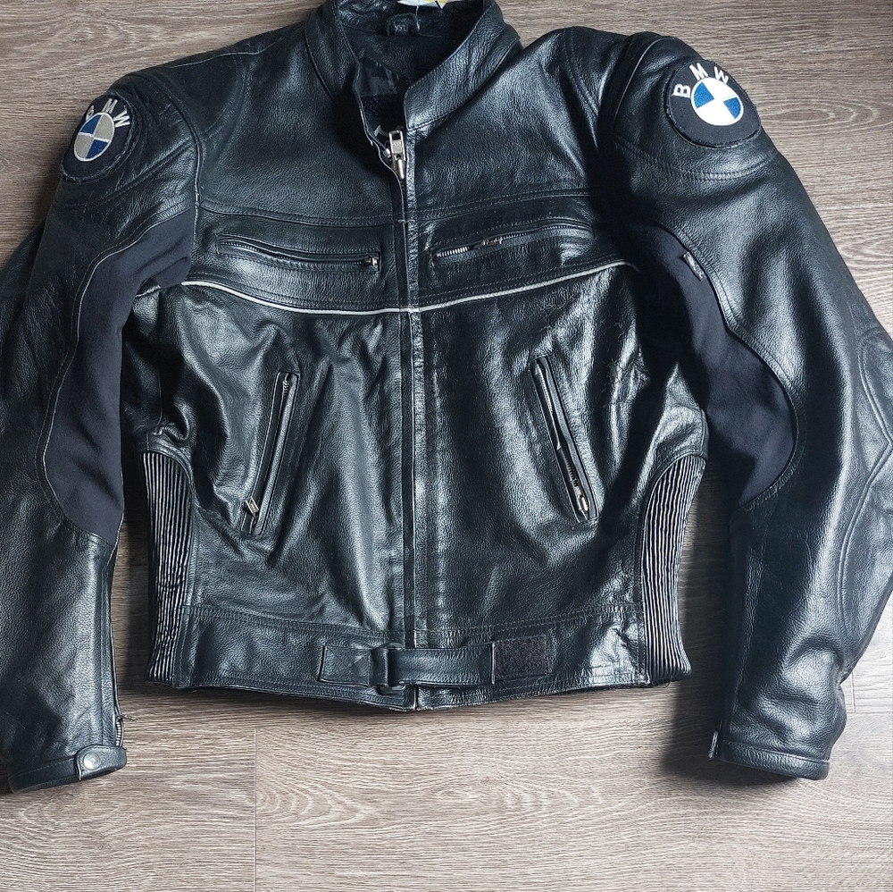 BMW leather motorcycle jacket. XXL